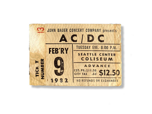 Golden Tickets - ACDC 1982