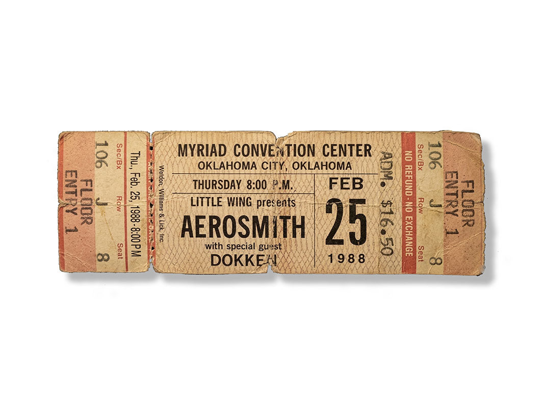Golden Tickets - Aerosmith 1988