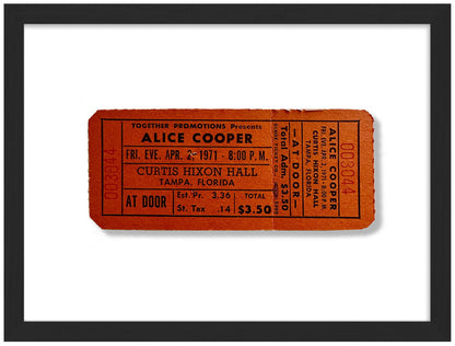 Golden Tickets - Alice Cooper 1971