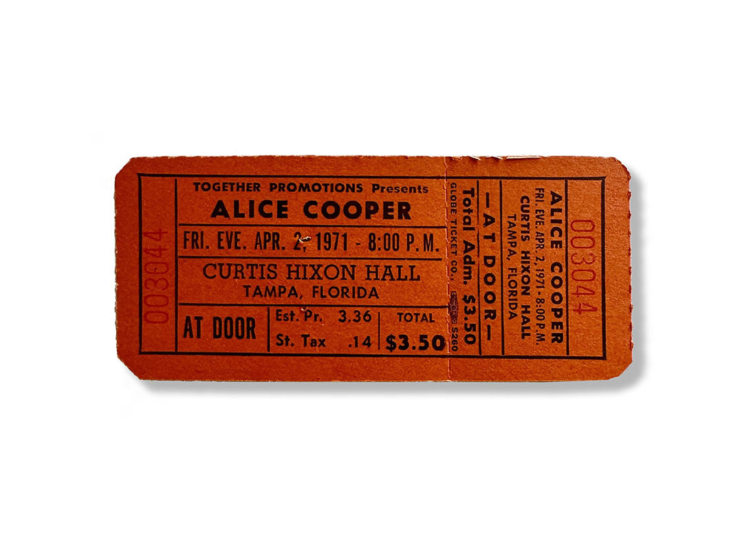 Golden Tickets - Alice Cooper 1971