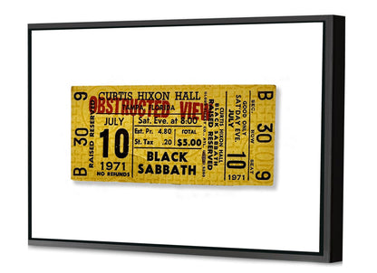 Golden Tickets - Black Sabbath 1971