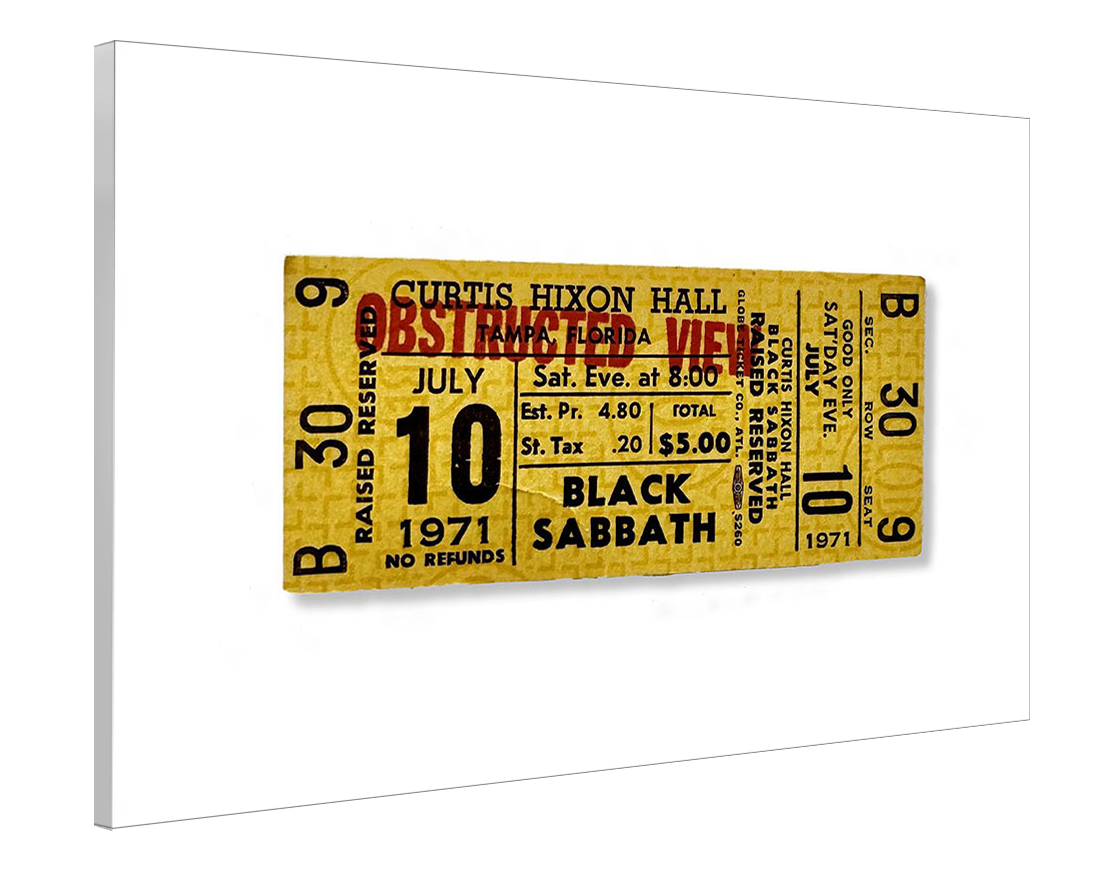 Golden Tickets - Black Sabbath 1971