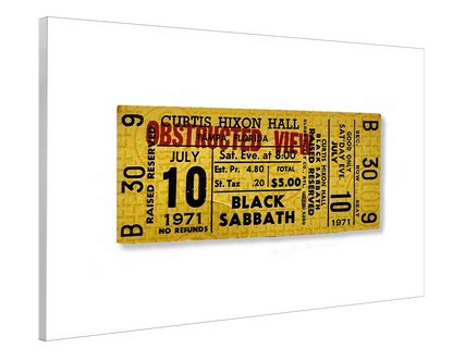 Golden Tickets - Black Sabbath 1971