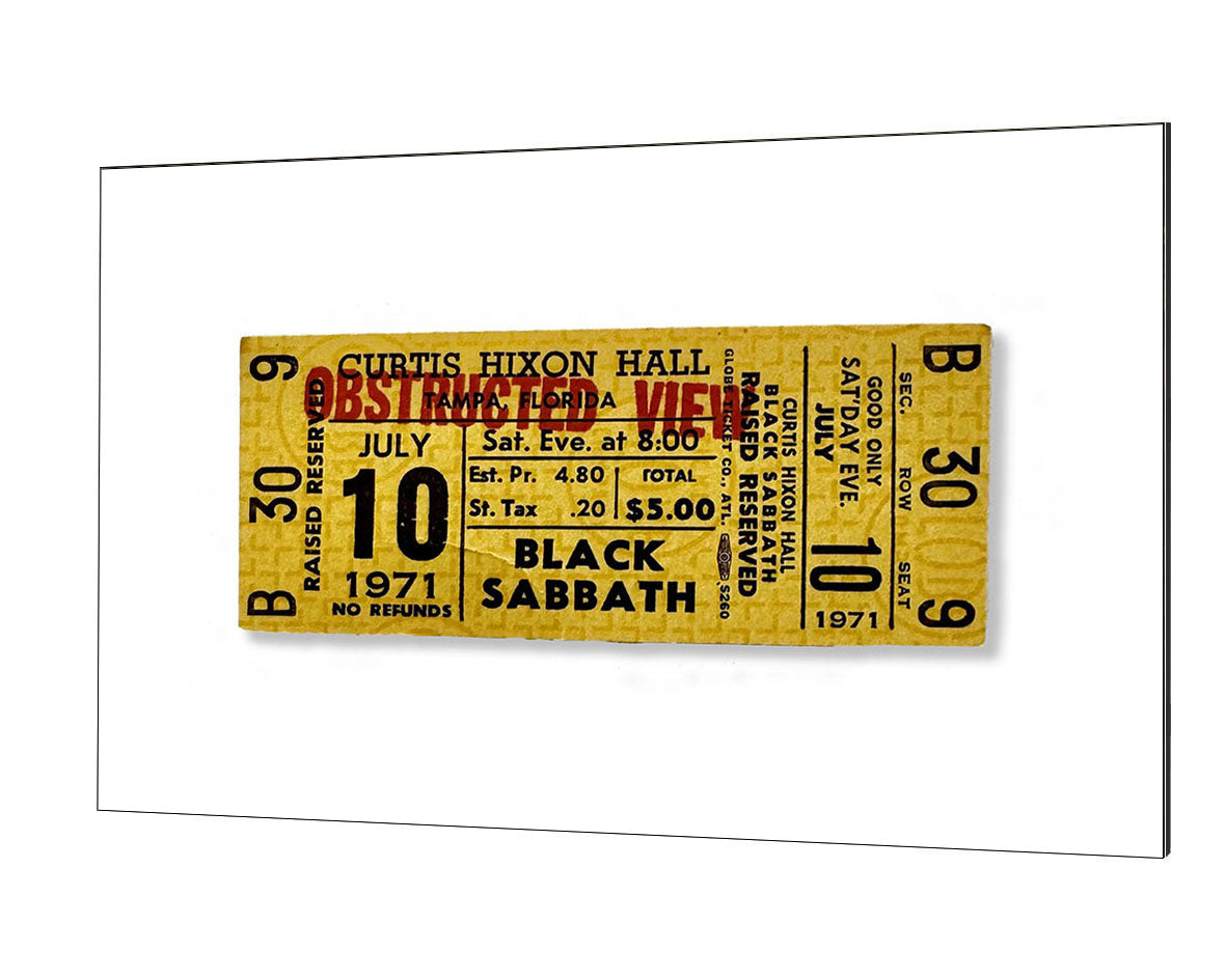 Golden Tickets - Black Sabbath 1971