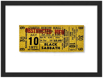 Golden Tickets - Black Sabbath 1971