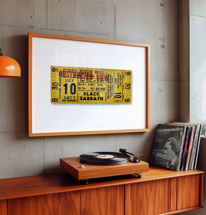 Golden Tickets - Black Sabbath 1971