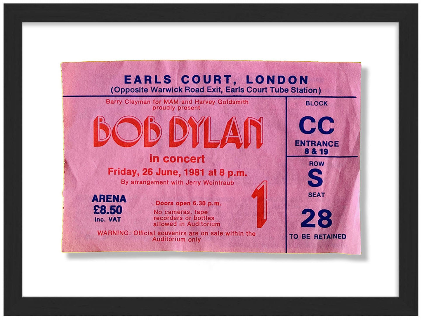 Golden Tickets - Bob Dylan 1981