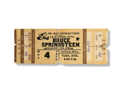 Golden Tickets - Bruce Springsteen 1976