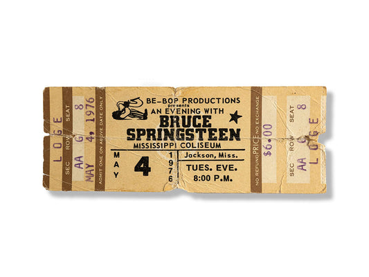 Golden Tickets - Bruce Springsteen 1976