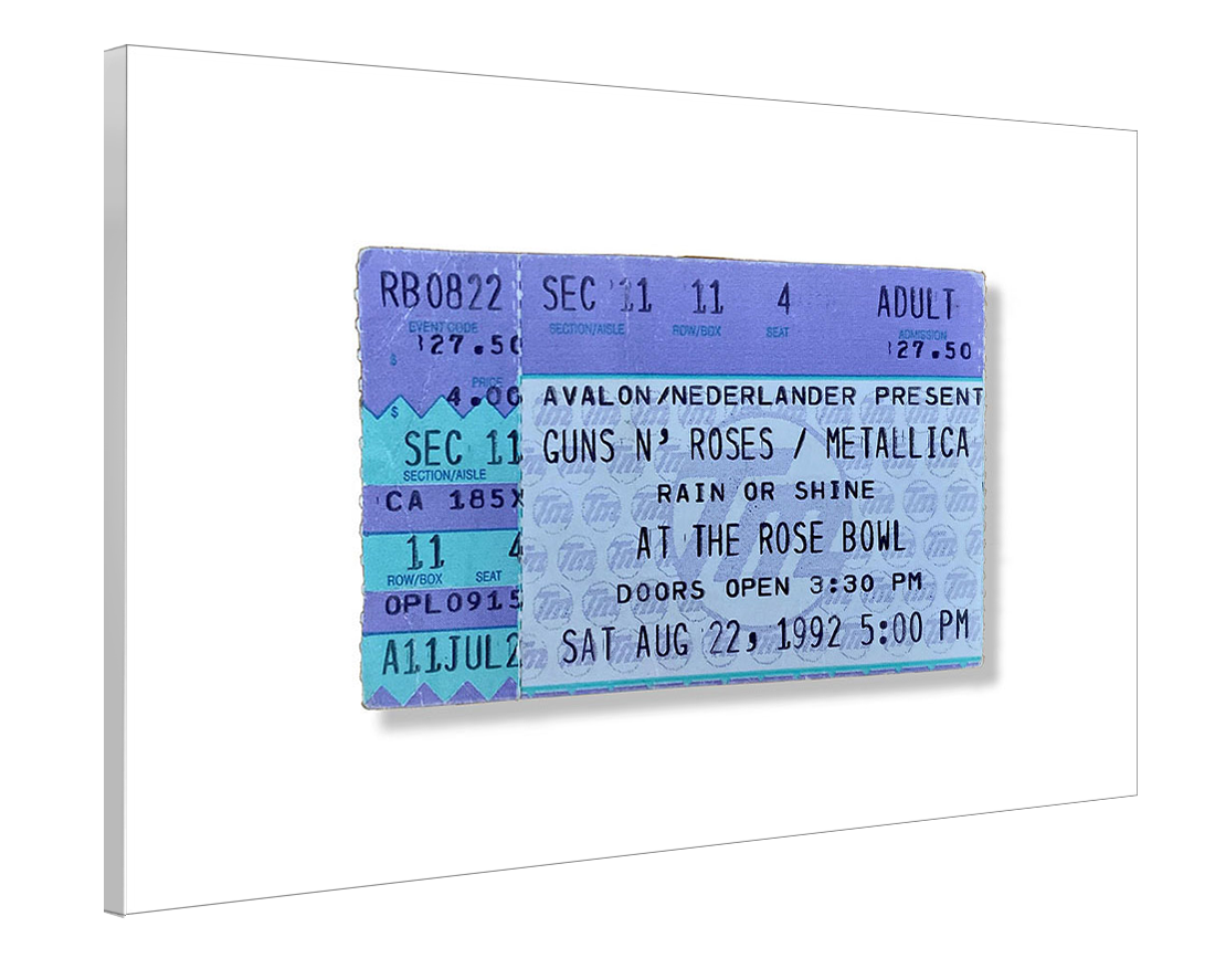 Golden Tickets - Guns n roses - Metallica 1992