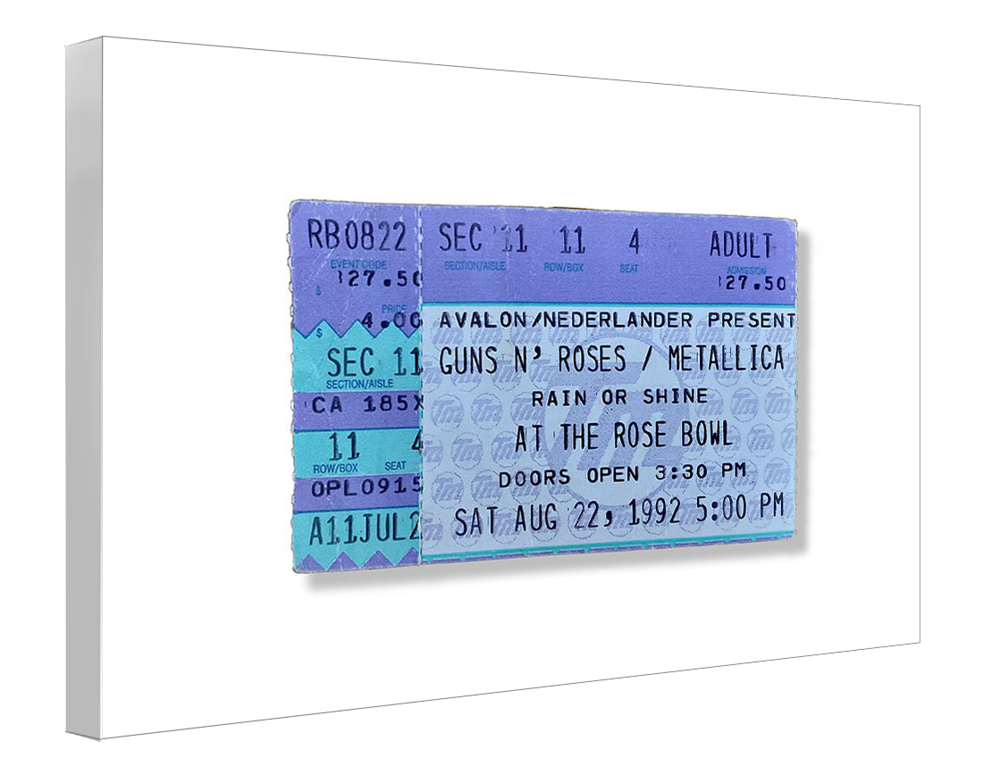 Golden Tickets - Guns n roses - Metallica 1992