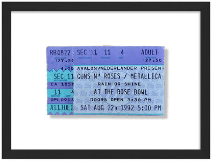 Golden Tickets - Guns n roses - Metallica 1992
