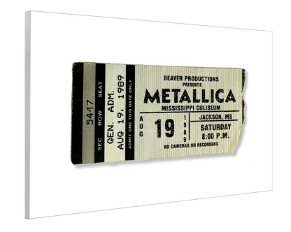 Golden Tickets - Metallica 1989