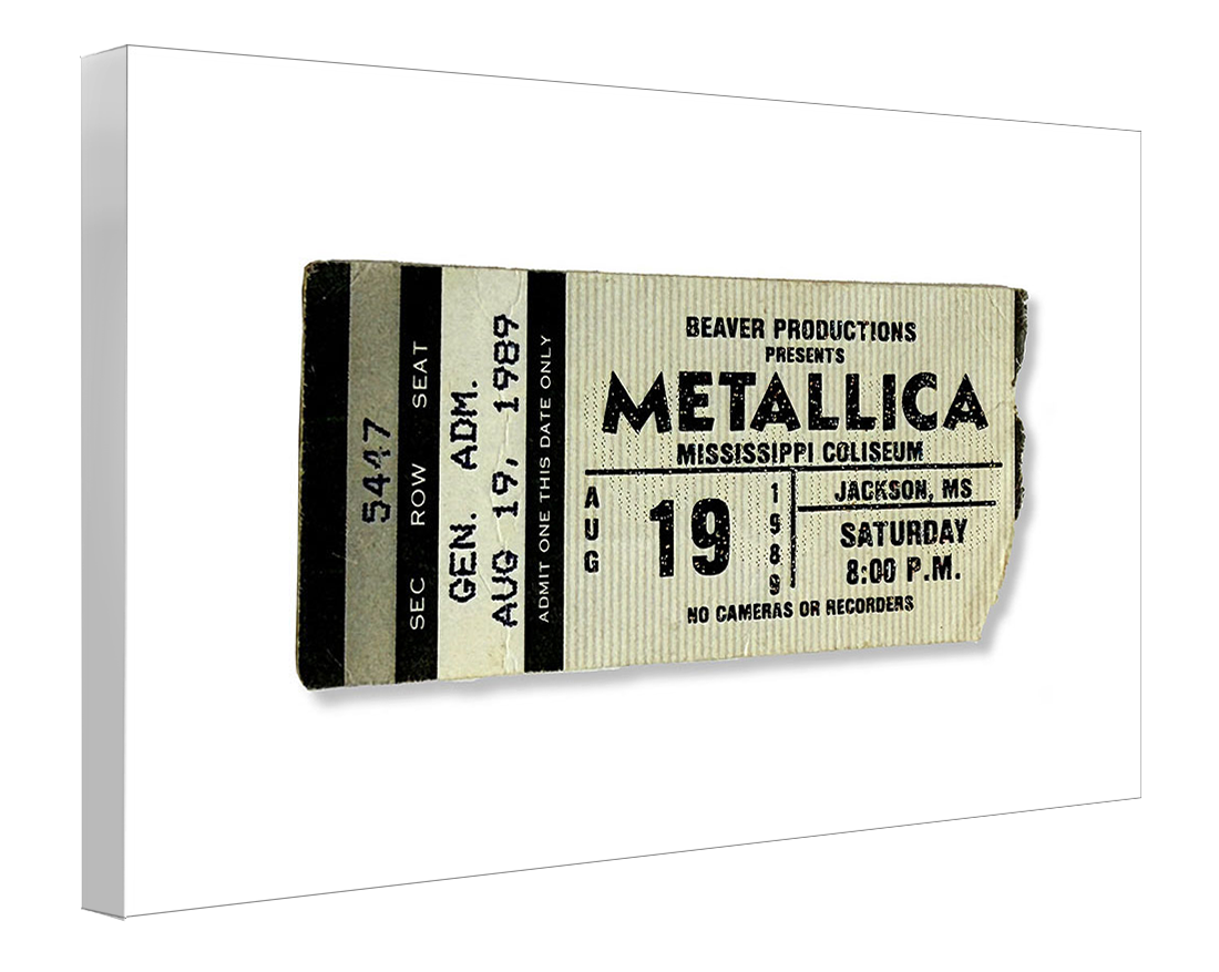 Golden Tickets - Metallica 1989