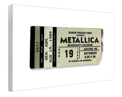 Golden Tickets - Metallica 1989