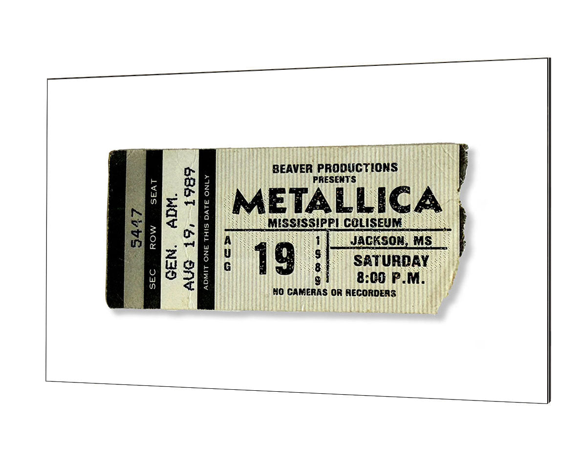 Golden Tickets - Metallica 1989