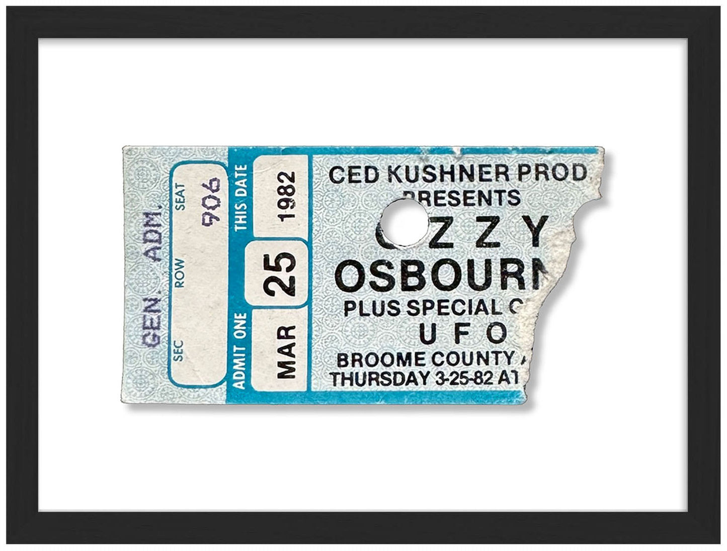 Golden Tickets - Ozzy Osbourne 1982