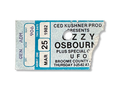 Golden Tickets - Ozzy Osbourne 1982