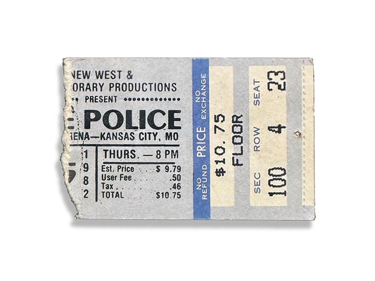 Golden Tickets - Police 1982