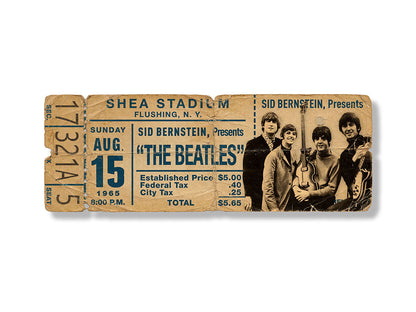 Golden Tickets - The Beatles 1965 NY