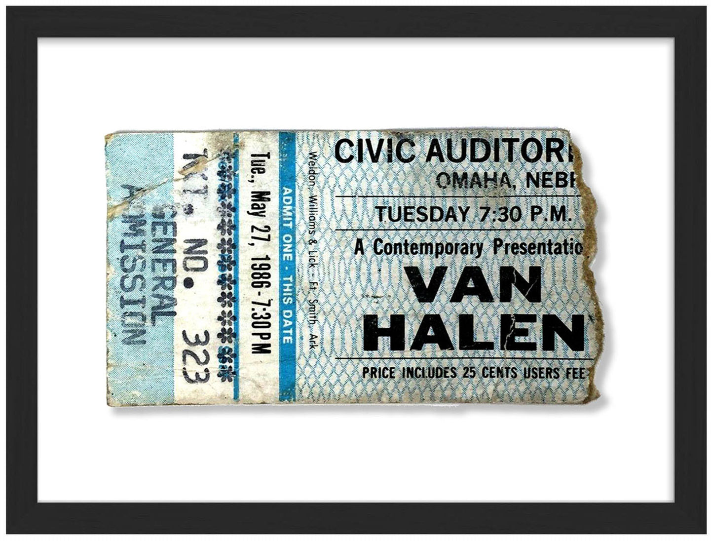 Golden Tickets - Van Halen 1986