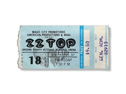 Golden Tickets - ZZ Top 1981