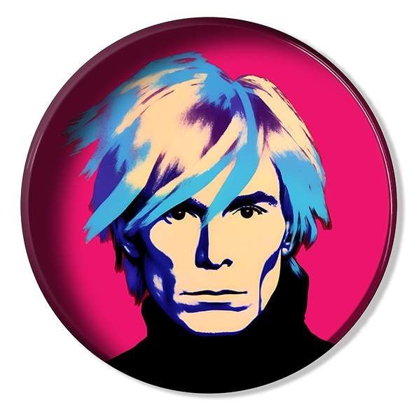 Round Trays -  Pop Art Andy Warhol