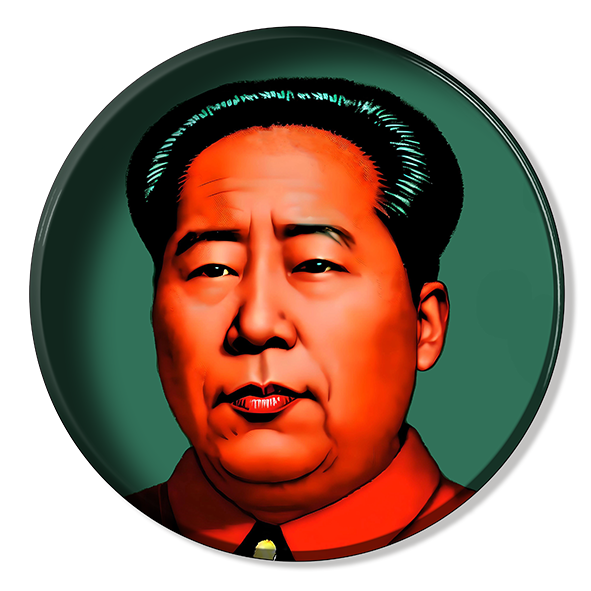 Round Trays -  Pop Art Mao