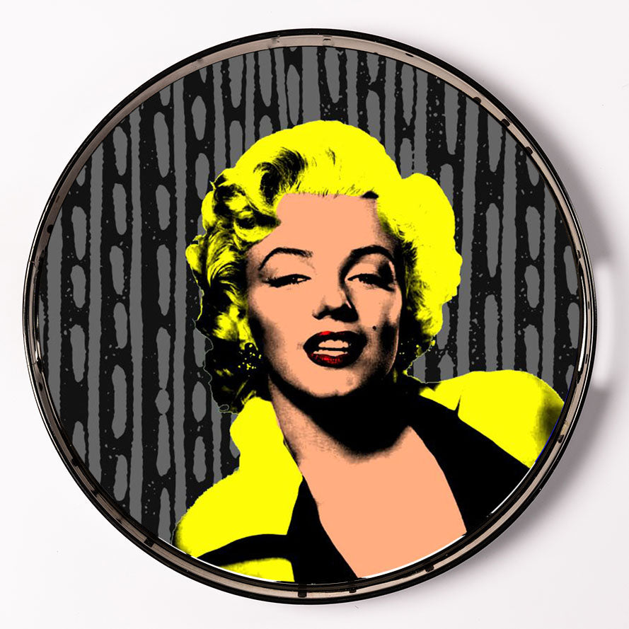 Lacquer Tray - Marilyn Monroe Yellow - 35 cm