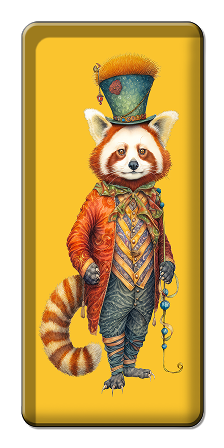 Plateaux Rectangulaires -  Circus Red Panda - 20 x 40 cm