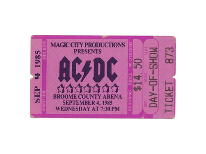 Golden Tickets - ACDC 1985