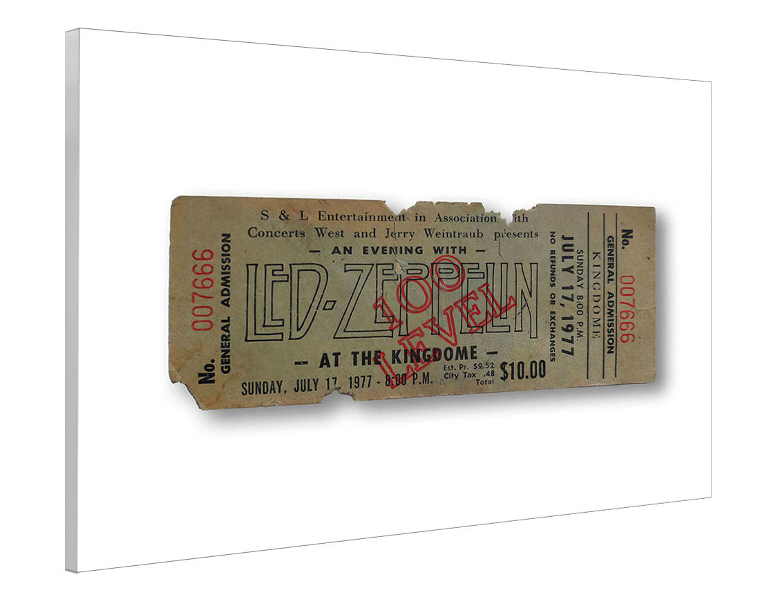 Golden Tickets - Led Zeppelin 1977