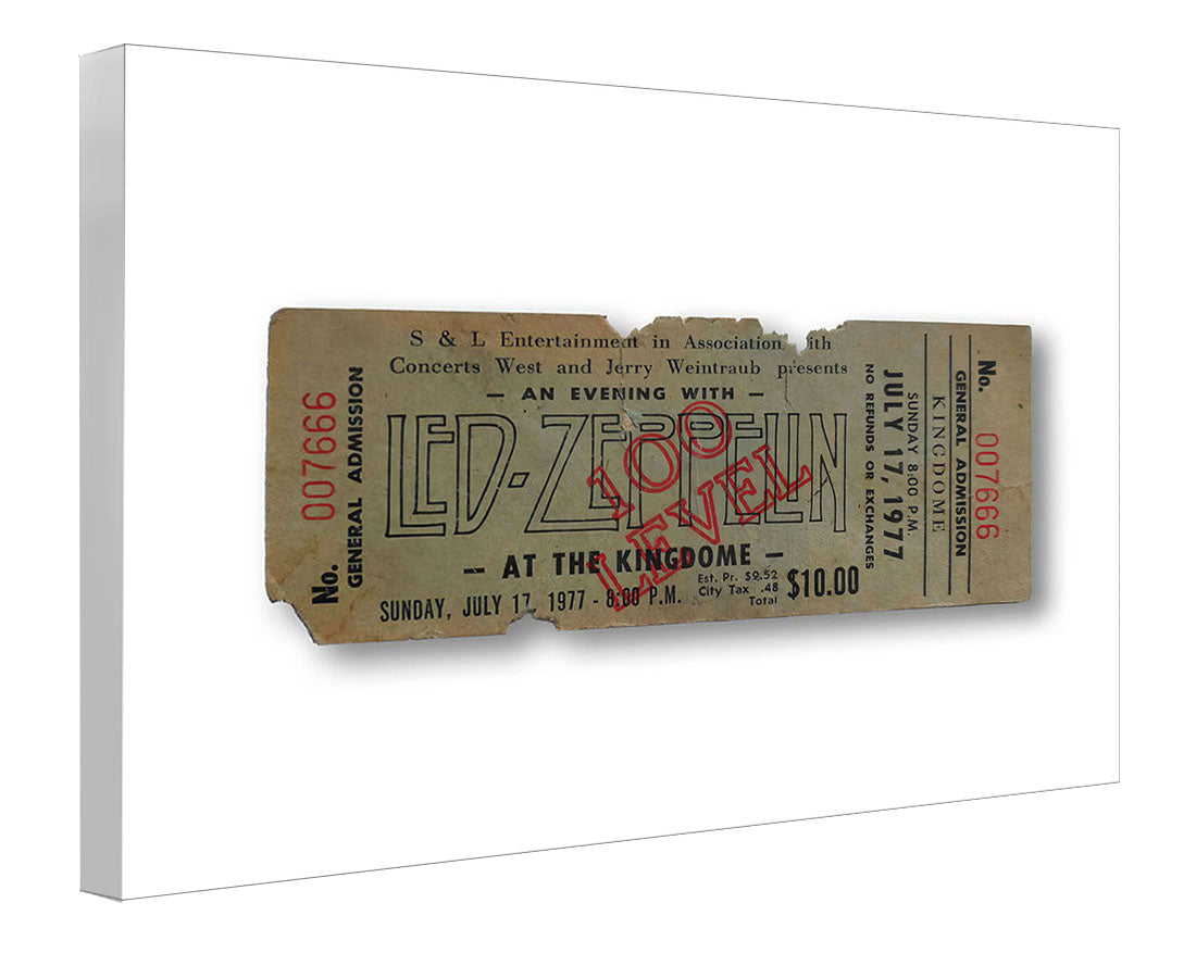 Golden Tickets - Led Zeppelin 1977