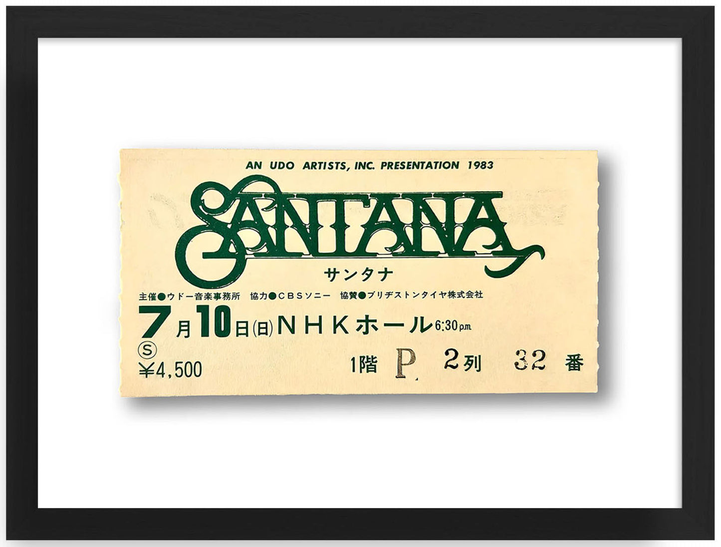 Golden Tickets - Santana 1983