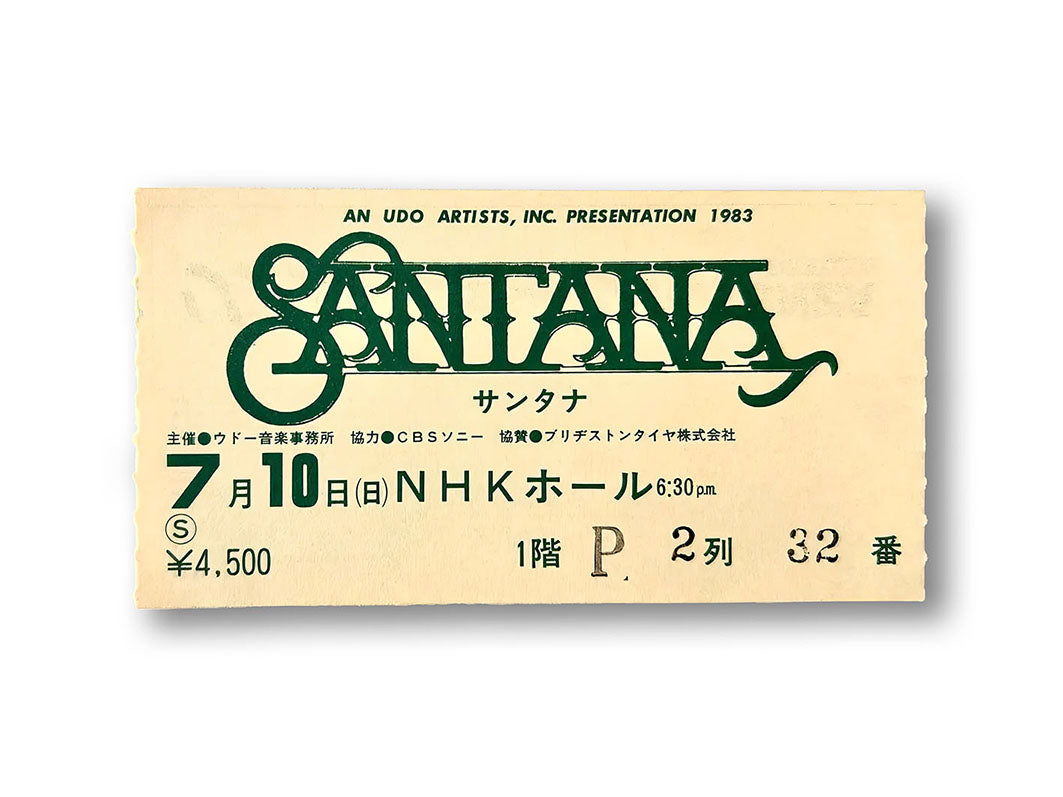 Golden Tickets - Santana 1983