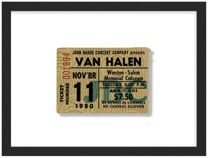 Golden Tickets - Van Halen 1980