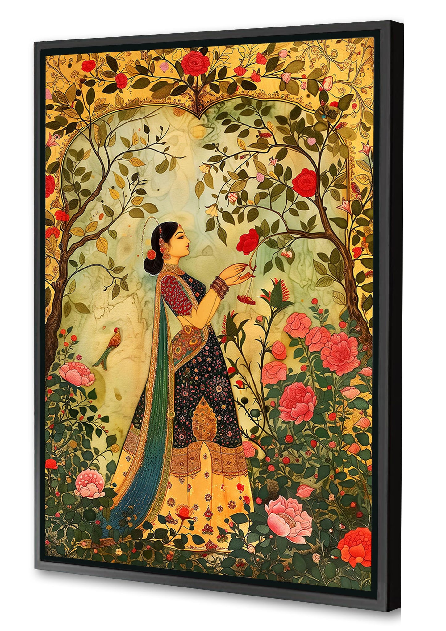 Indian Spirit -  Lady and Roses