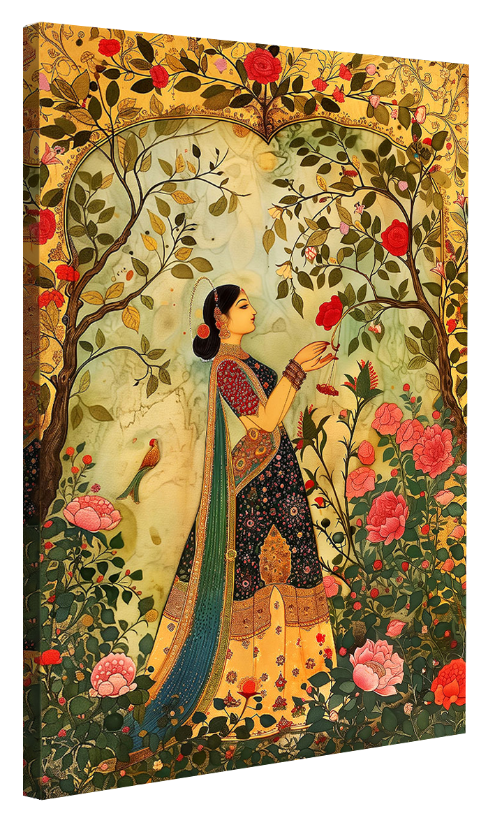 Indian Spirit -  Lady and Roses