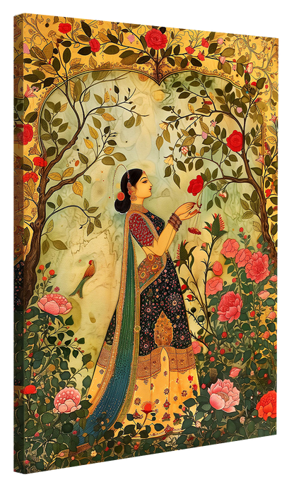 Indian Spirit -  Lady and Roses