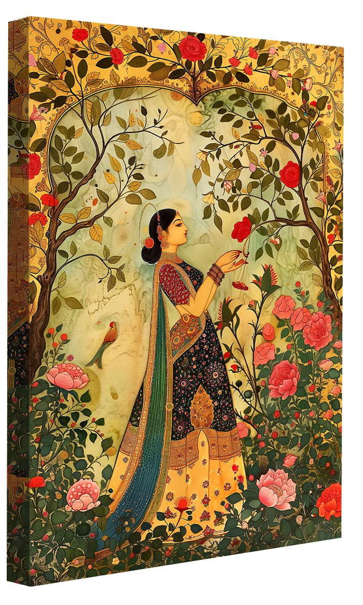 Indian Spirit -  Lady and Roses