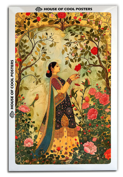 Indian Spirit -  Lady and Roses