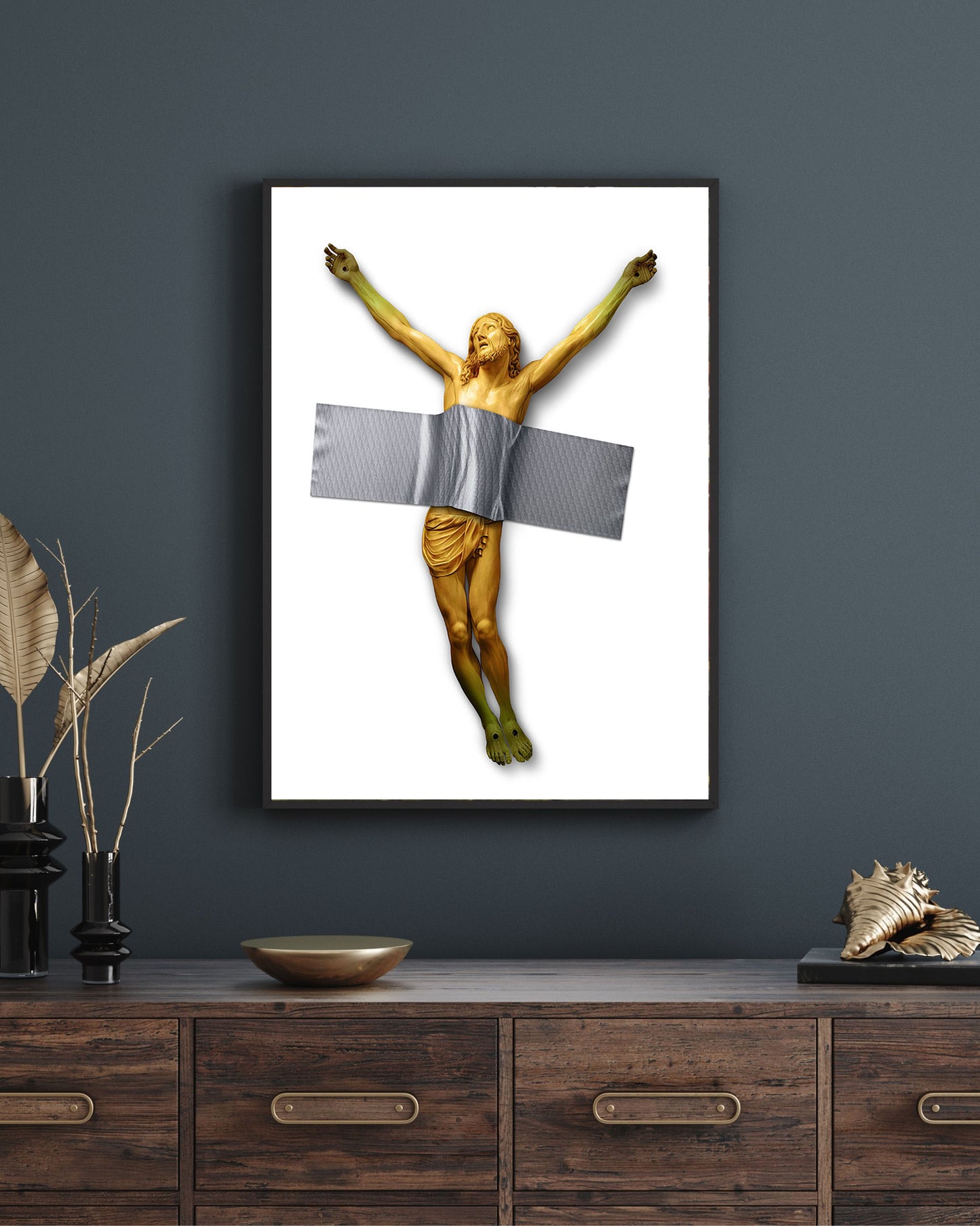 Jose Luis Guerrero -  Christ after Cattelan