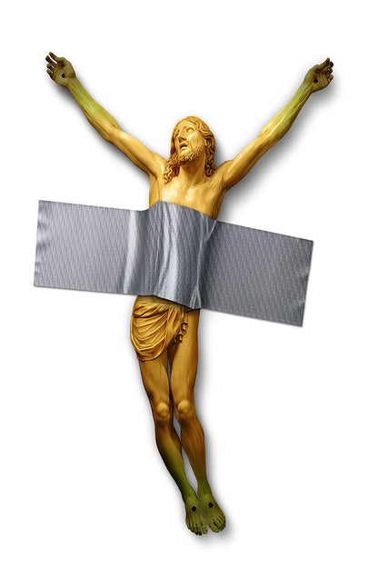 Jose Luis Guerrero -  Christ after Cattelan
