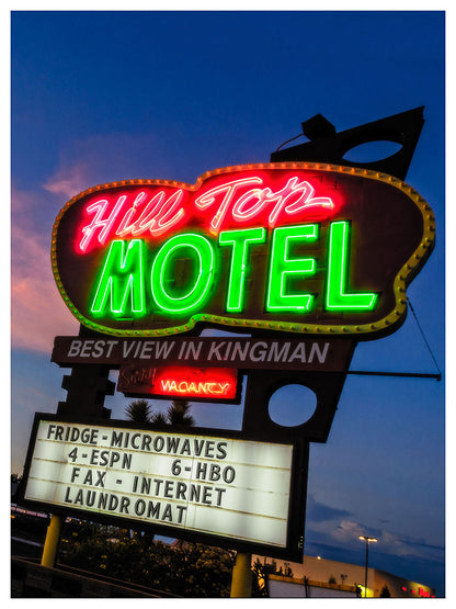 Motel Signs - Hill Top Motel
