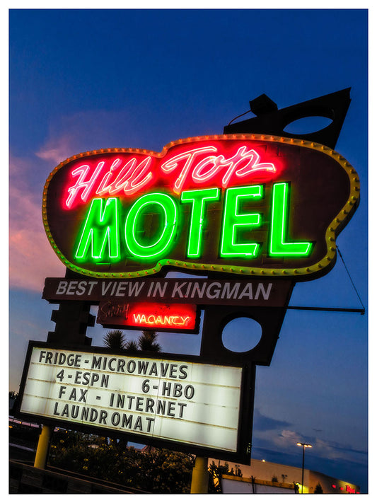 Motel Signs - Hill Top Motel