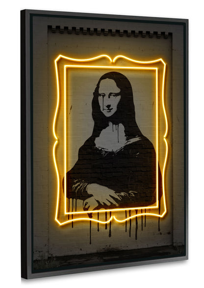 Neon Art -  Mona Lisa
