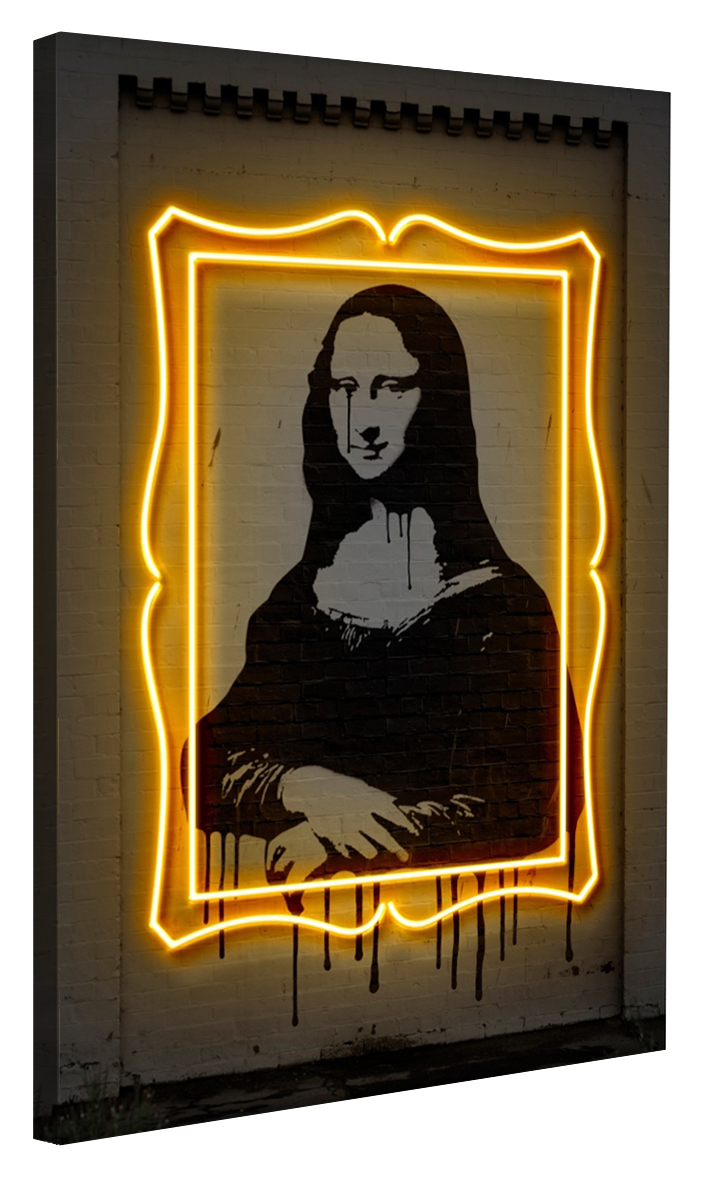 Neon Art -  Mona Lisa