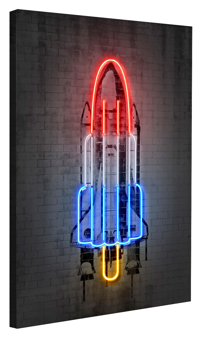 Neon Art -  Rocket