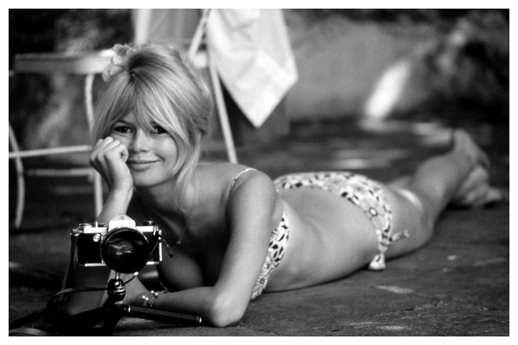 Portraits (B&W) -  Brigitte Bardot Swimming Pool