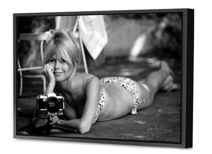 Portraits (B&W) -  Brigitte Bardot Swimming Pool
